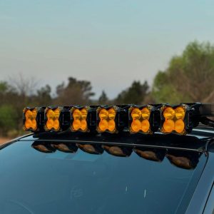 Ultra LED - Xtreme 5 Spotlight Lens Covers (Amber) (6x)