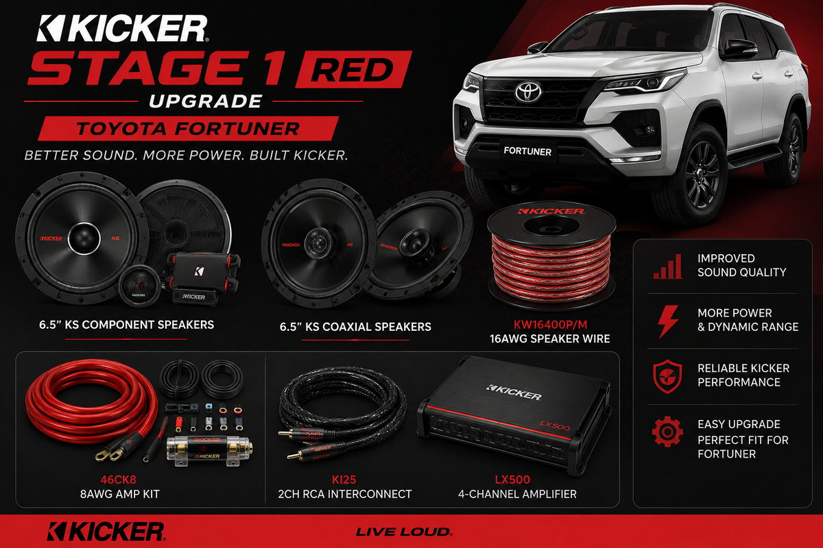 Kicker Stage 1 Red Upgrade Kicker -  Fortuner